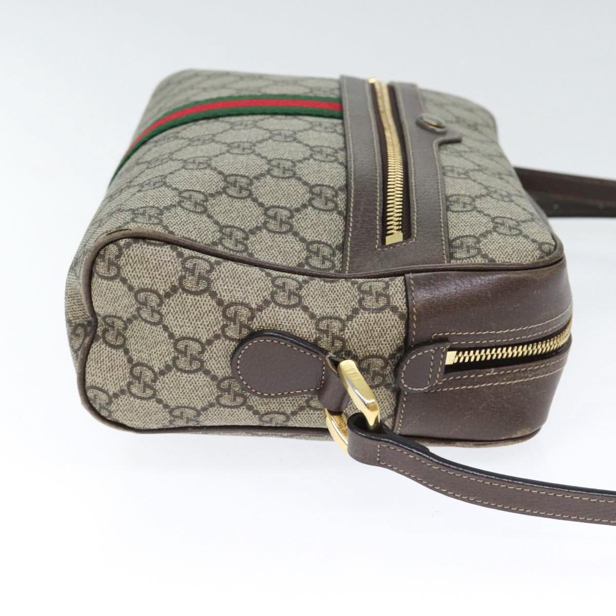Gucci Ophidia Beige Canvas Shoulder Bag
