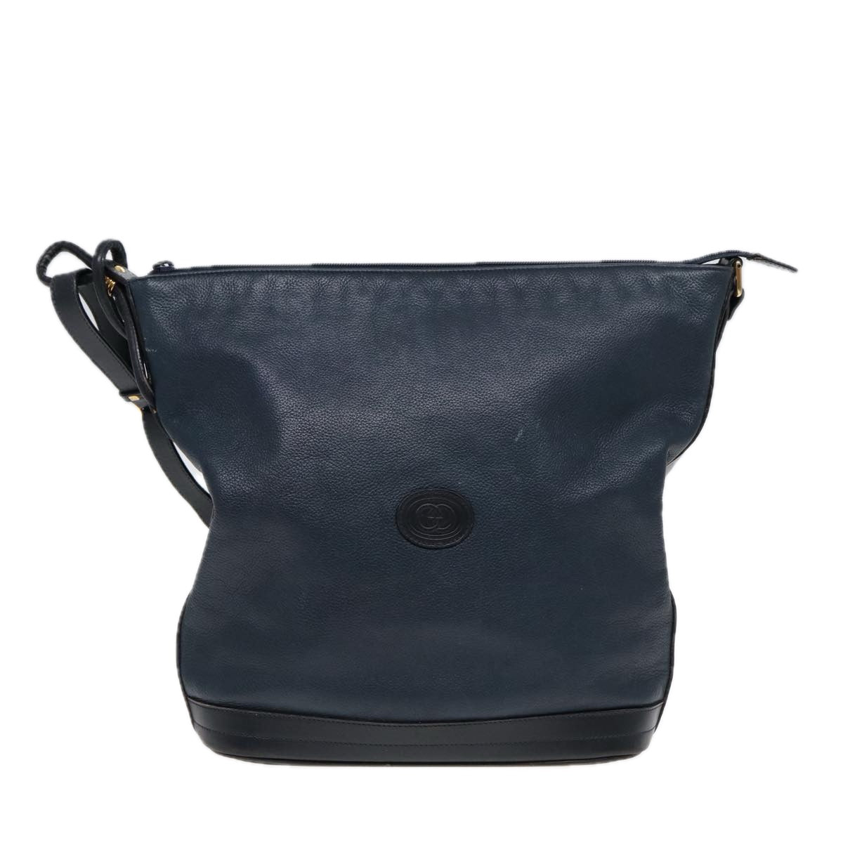 Gucci Navy Leather Shoulder Bag ()