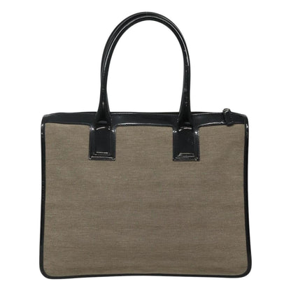 Gucci Grey Canvas Handbag