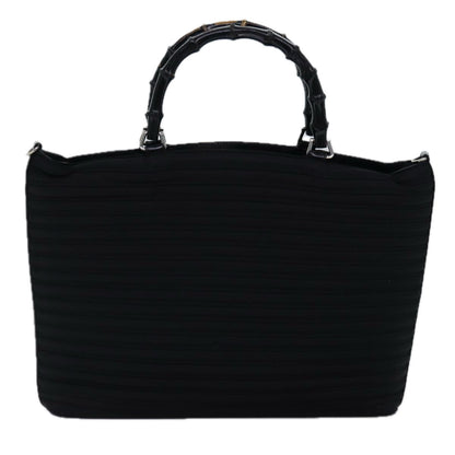 Gucci Bamboo Black Synthetic Handbag
