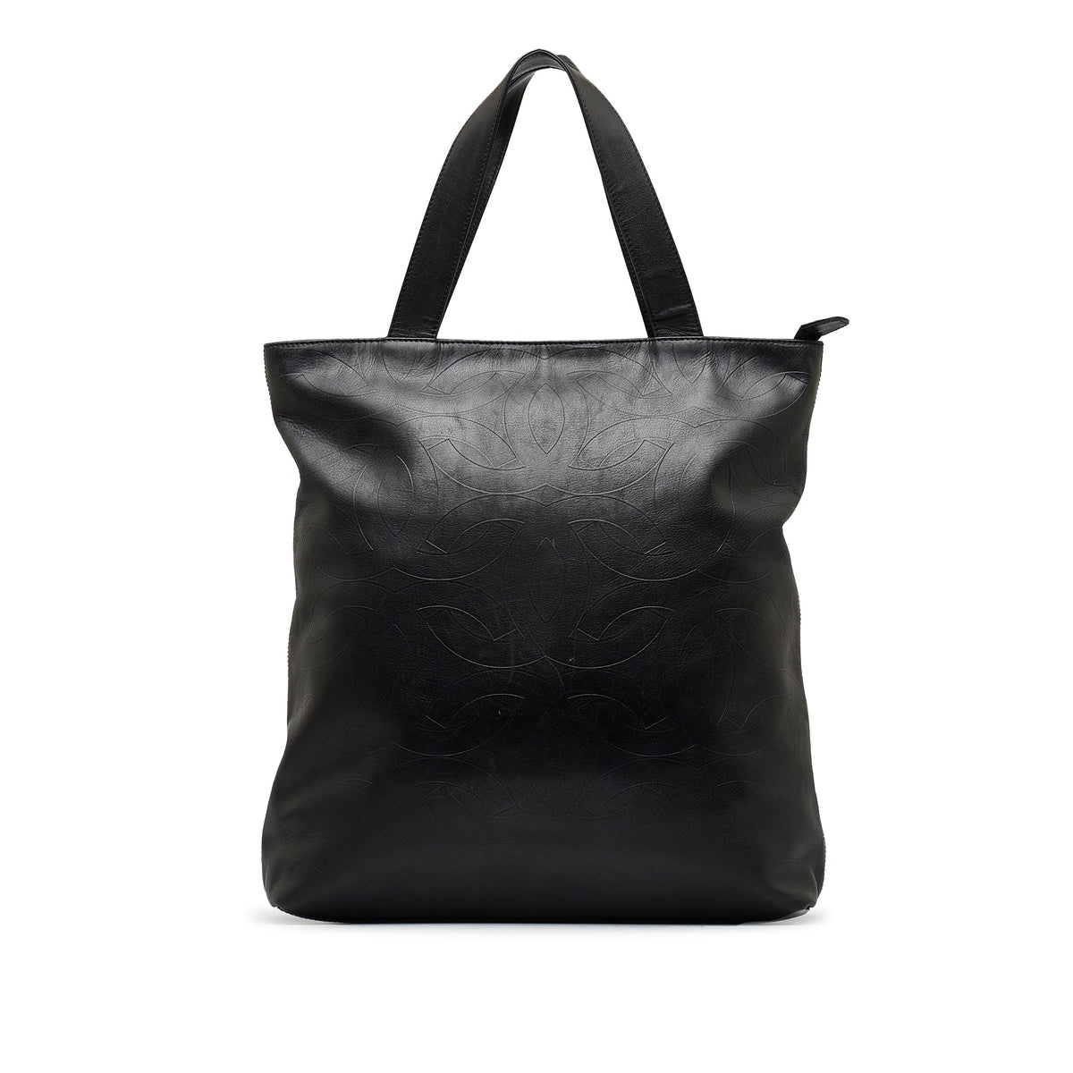Chanel CC Embossed Leather Tote Tote Bag