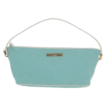Gucci Blue Canvas Handbag ()