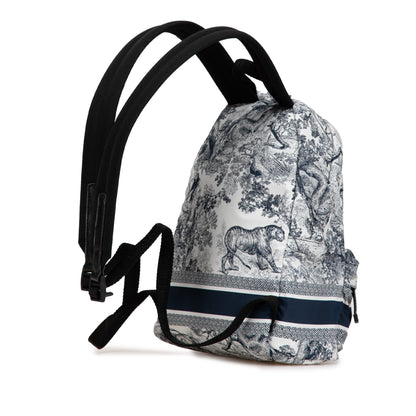 Small Nylon Technical Fabric Toile De Jouy Diortravel Backpack