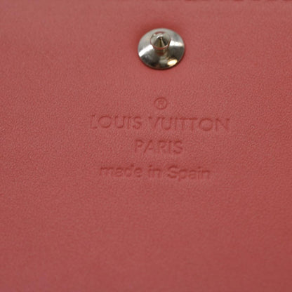 Louis Vuitton Pink Patent leather Enveloppe Carte de visite wallet accessories