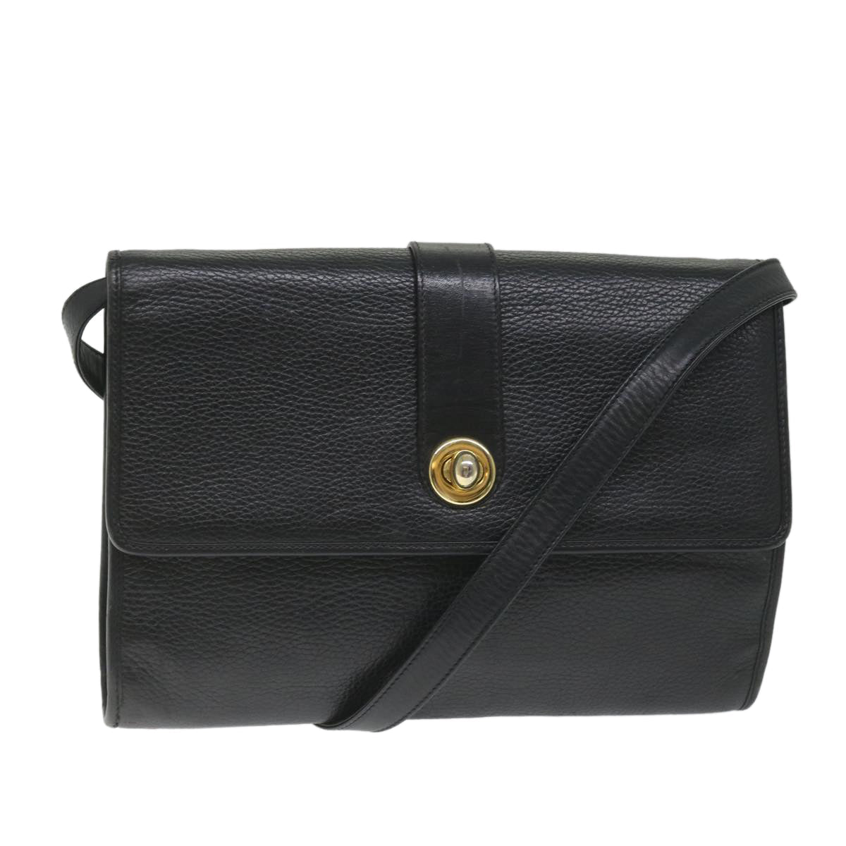 Gucci Black Leather Shoulder Bag ()