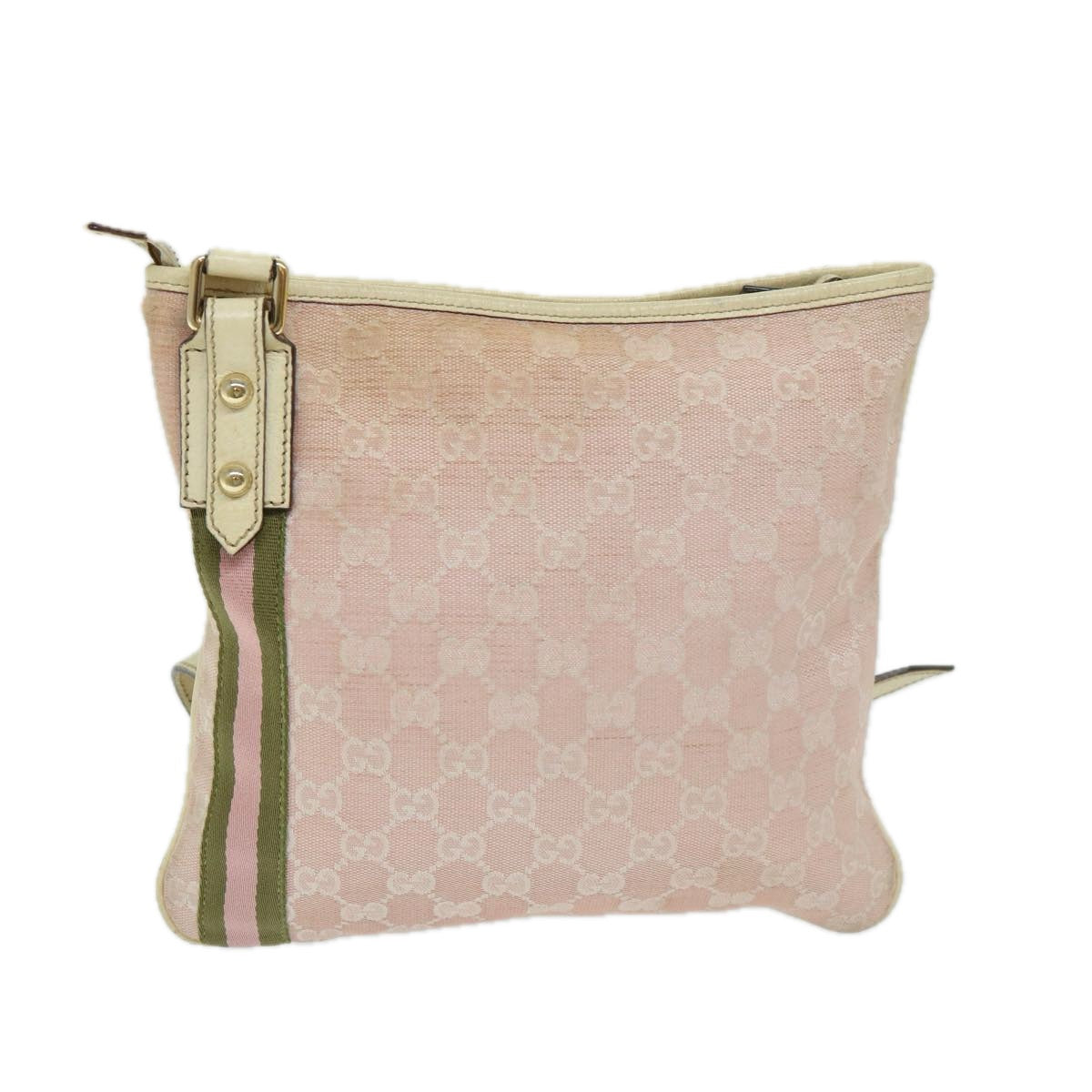 Gucci Pink Canvas Shoulder Bag