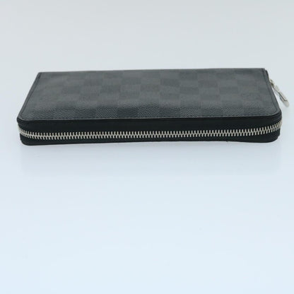 Louis Vuitton Gray Canvas Zippy organizer wallet accessories