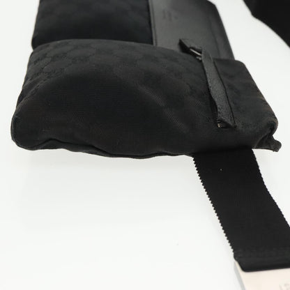 Gucci Black Canvas Shoulder Bag