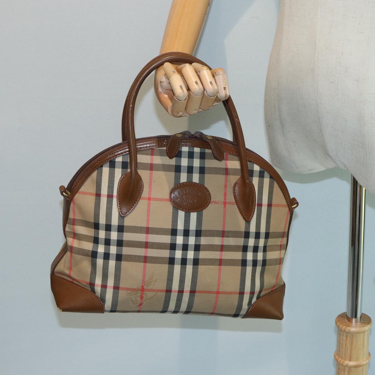 BURBERRY Nova Check Handbag
