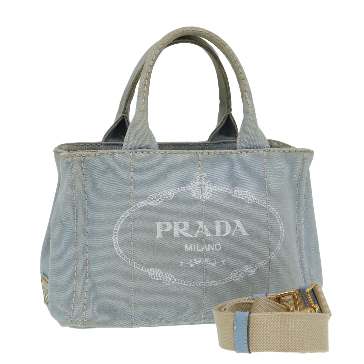 PRADA Canapa Handbag