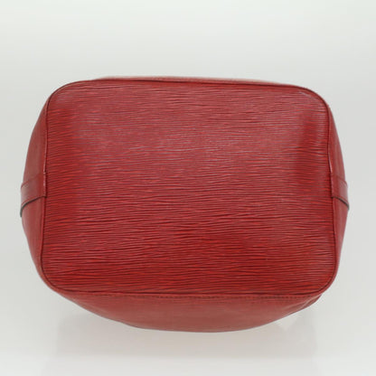 Louis Vuitton Red Leather Noe shoulder bag