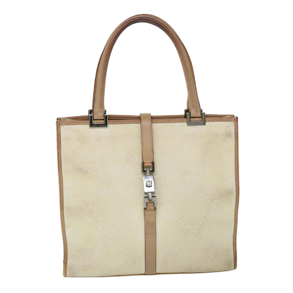 Gucci Gg Canvas Beige Canvas Handbag ()