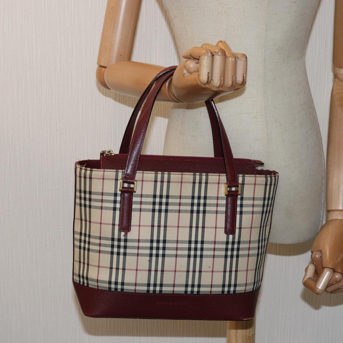 BURBERRY Nova Check Handbag
