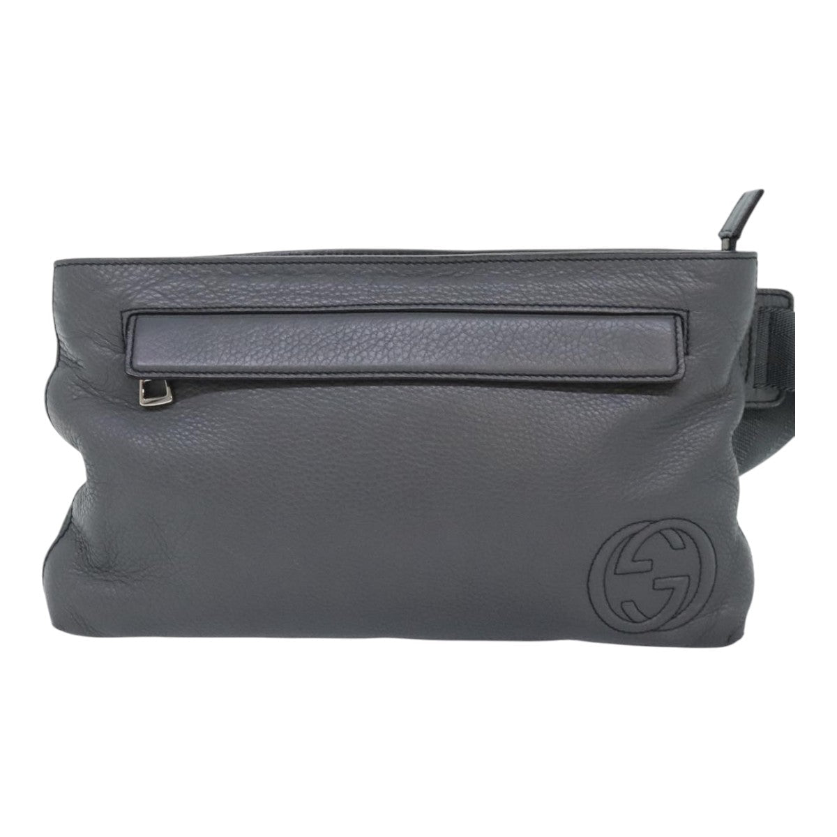 Gucci Soho Grey Leather Shoulder Bag