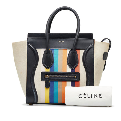 Celine Micro Luggage Tote Handbag