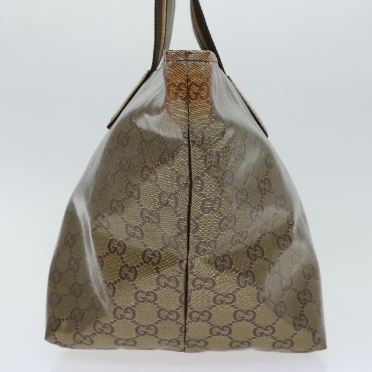 Gucci Sherry Beige Canvas Handbag
