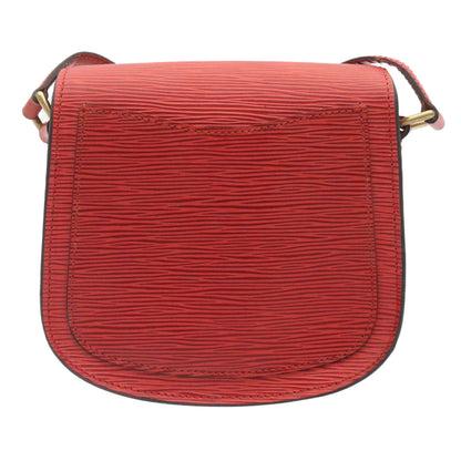 Louis Vuitton Red Leather Saint Cloud shoulder bag