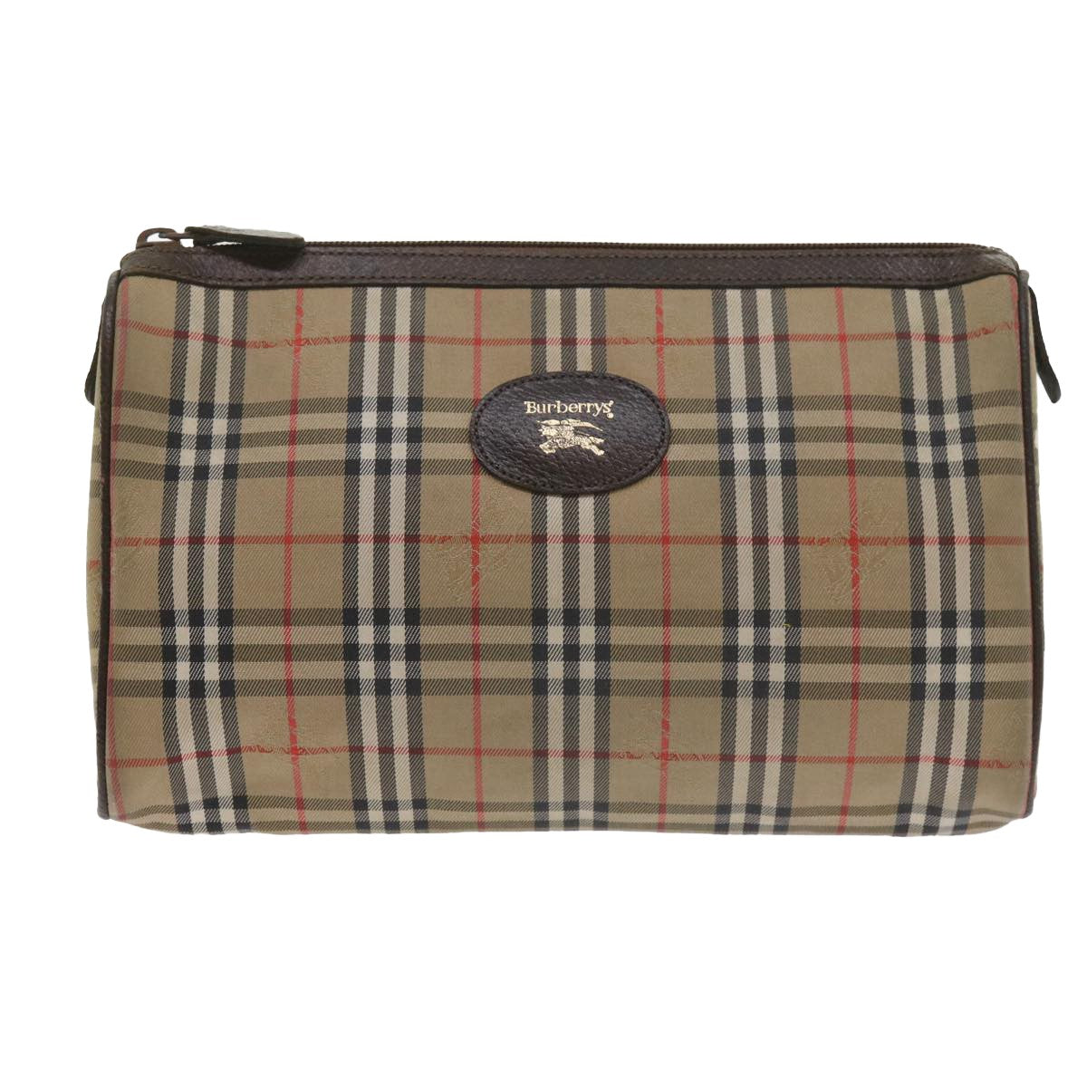 BURBERRY Nova Check Clutch Bag