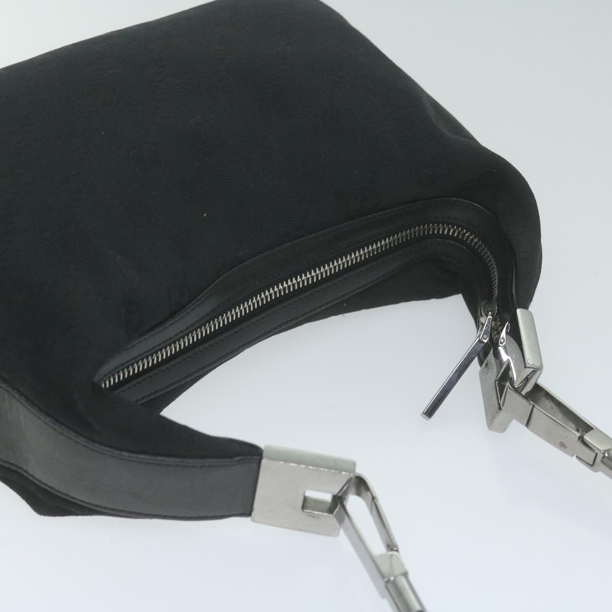 Gucci Gg Canvas Black Canvas Shoulder Bag