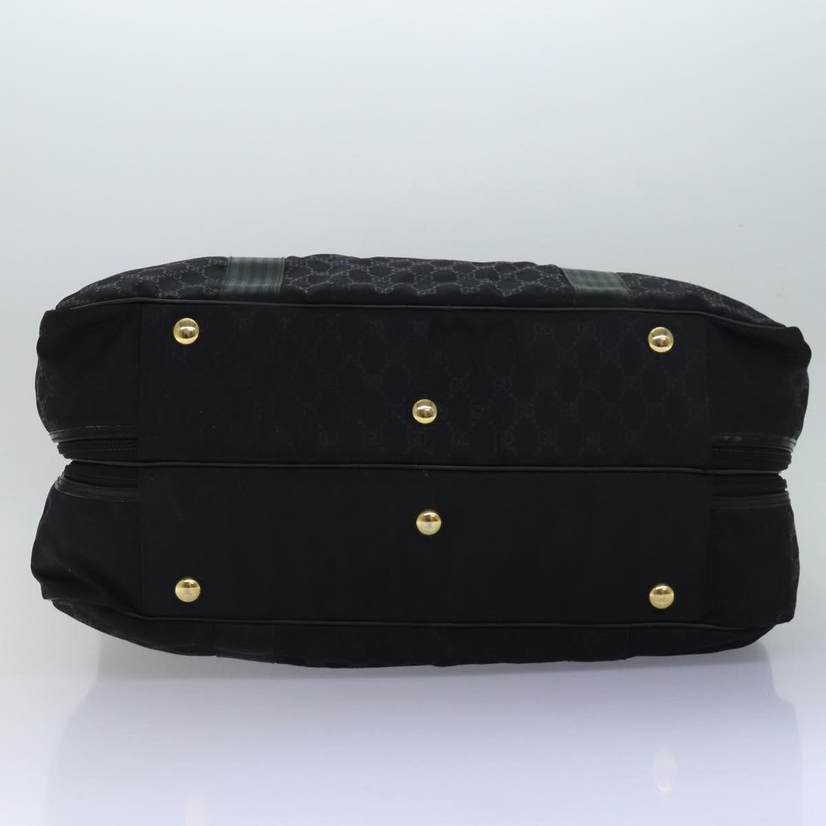 Gucci Gg Canvas Black Canvas Travel Bag