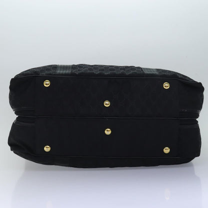 Gucci Gg Canvas Black Canvas Travel Bag