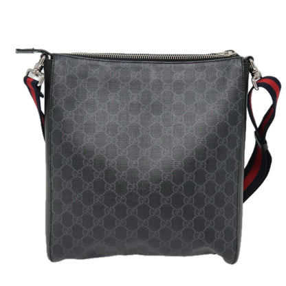 Gucci Jackie Black Canvas Shoulder Bag