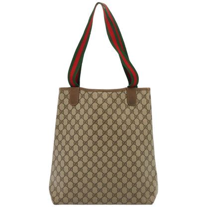 Gucci Sherry Beige Canvas Tote Bag