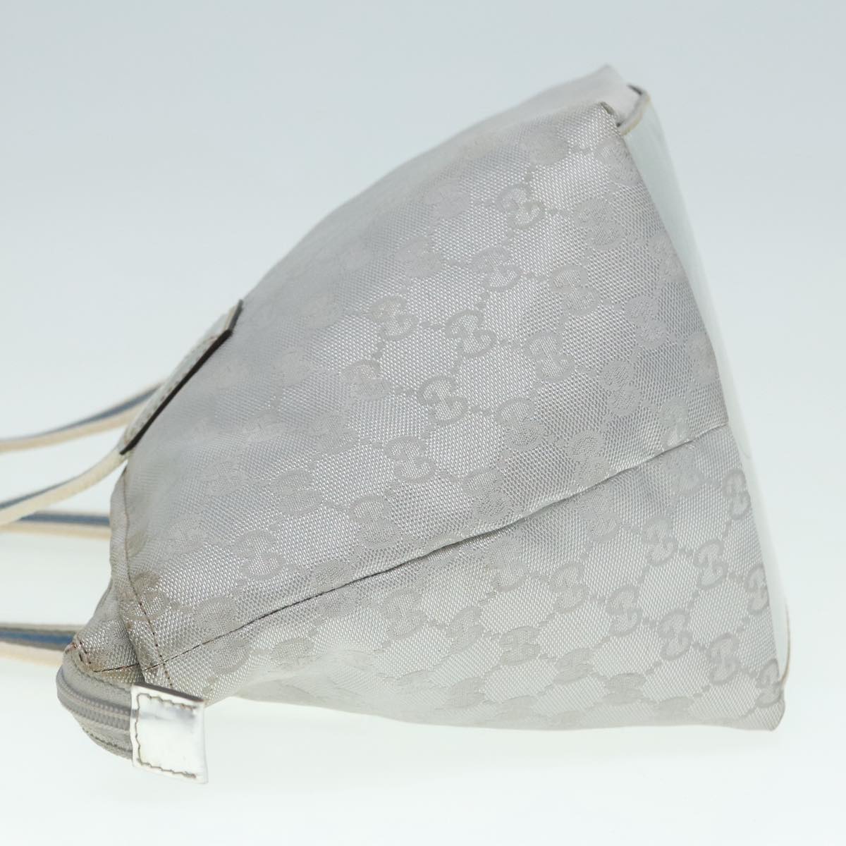 Gucci Sherry Grey Canvas Handbag