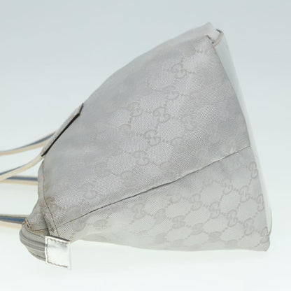 Gucci Sherry Grey Canvas Handbag