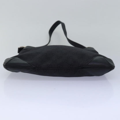Gucci Gg Canvas Black Canvas Shoulder Bag