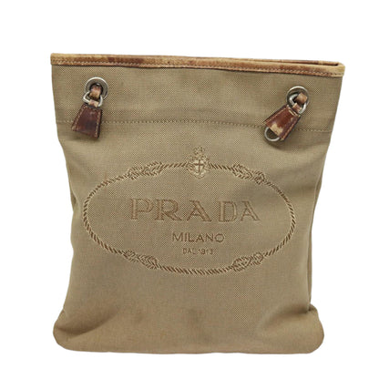 PRADA Canapa Shoulder Bag