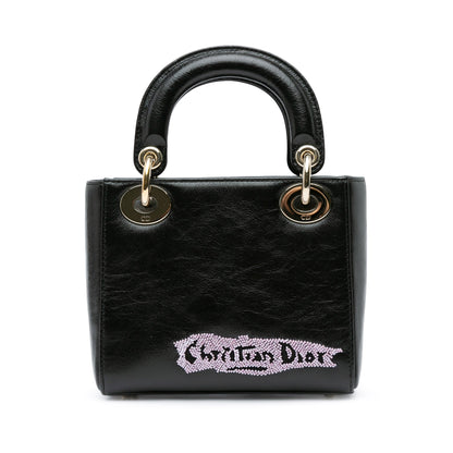 Mini Beaded Calfskin Lady Dior