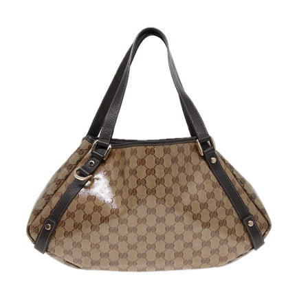 Gucci Abbey Beige Canvas Tote Bag ()