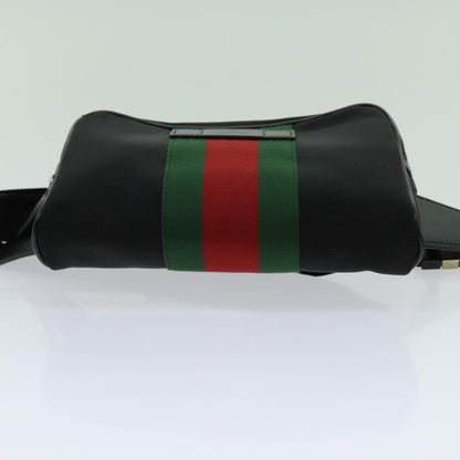 Gucci Black Canvas Shoulder Bag