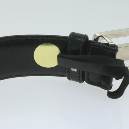 Gucci Black Leather Belt