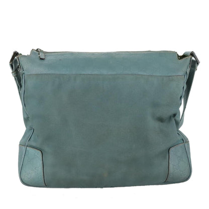 Gucci Gg Canvas Turquoise Canvas Shoulder Bag
