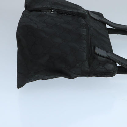 Gucci Gg Canvas Black Canvas Shoulder Bag