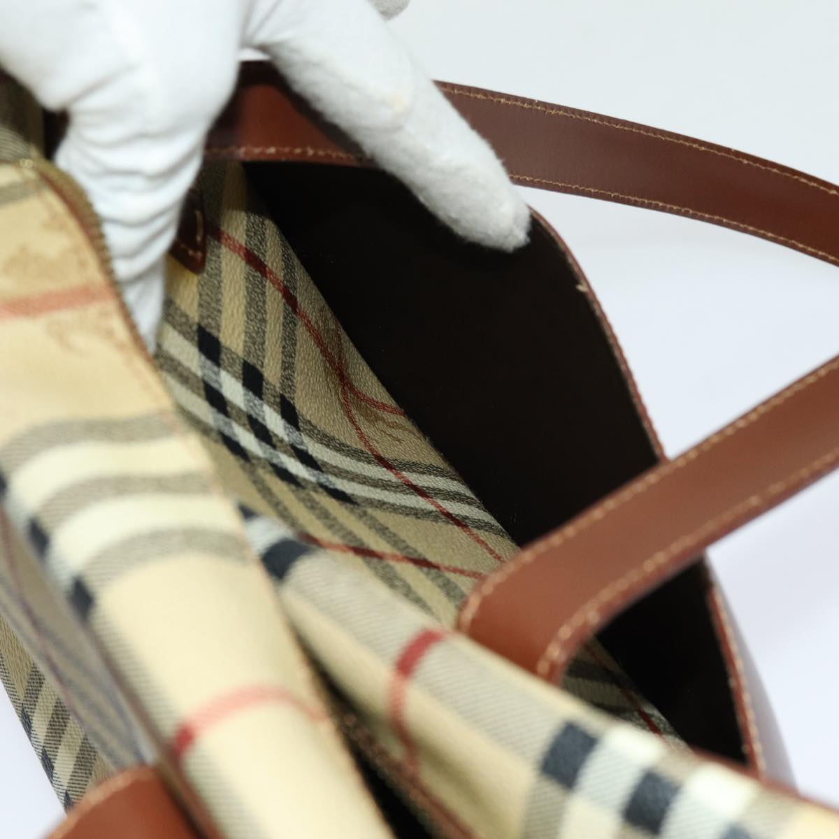 Burberry Nova Check Shoulder Bag