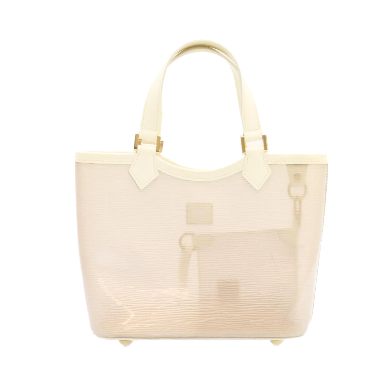 Louis Vuitton White Velvet Lagoon Bay tote bag