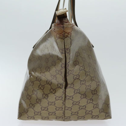 Gucci Sherry Beige Canvas Handbag