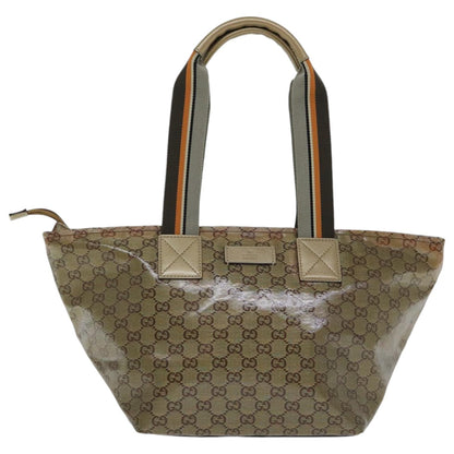Gucci Sherry Beige Canvas Handbag ()