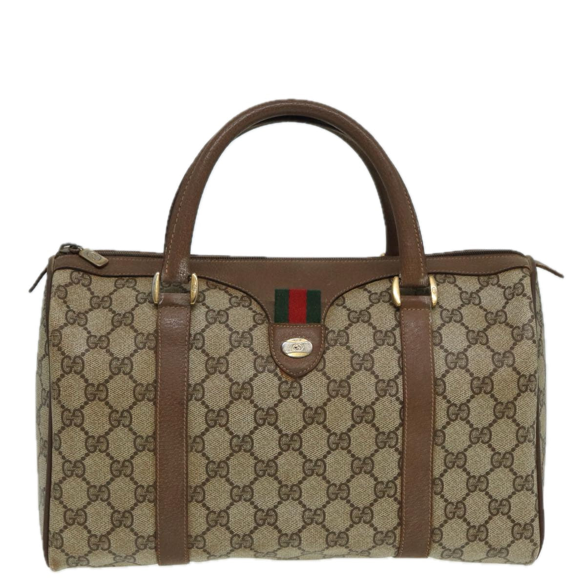 Gucci Ophidia Beige Canvas Travel Bag ()