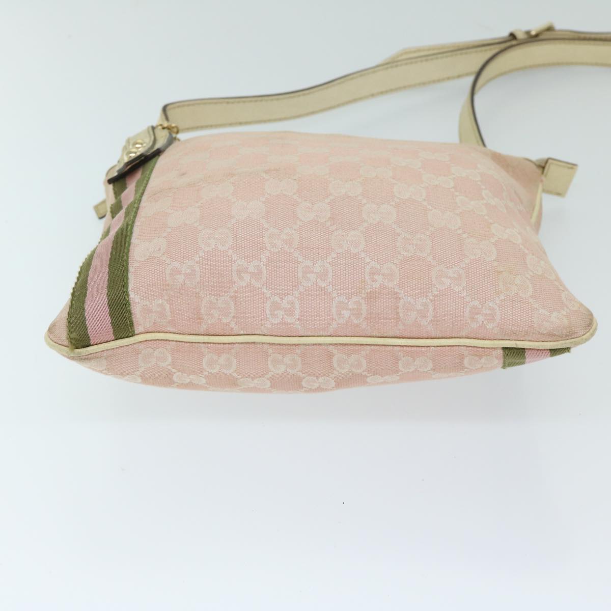 Gucci Pink Canvas Shoulder Bag