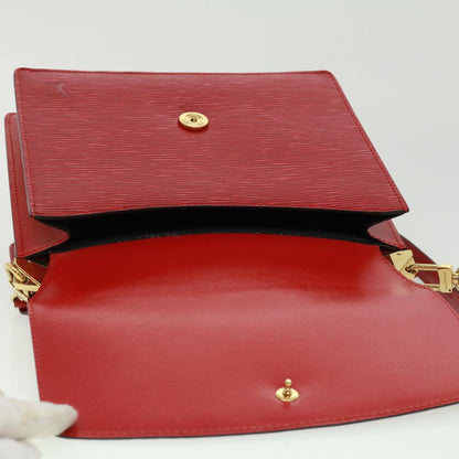 Louis Vuitton Red Leather Grenelle shoulder bag