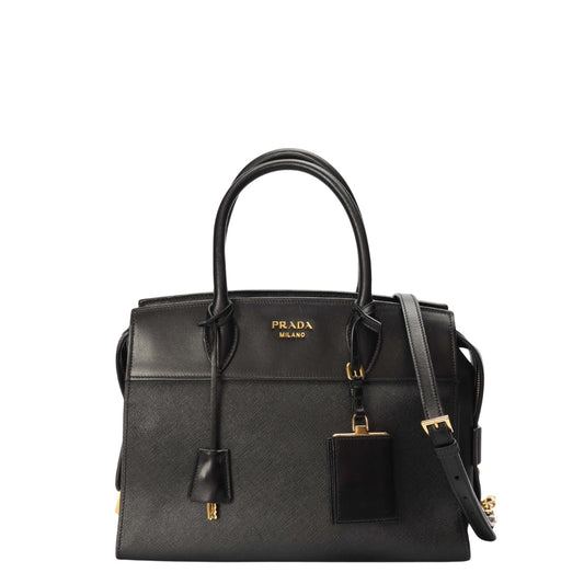 Prada Black Esplanade Convertible Tote