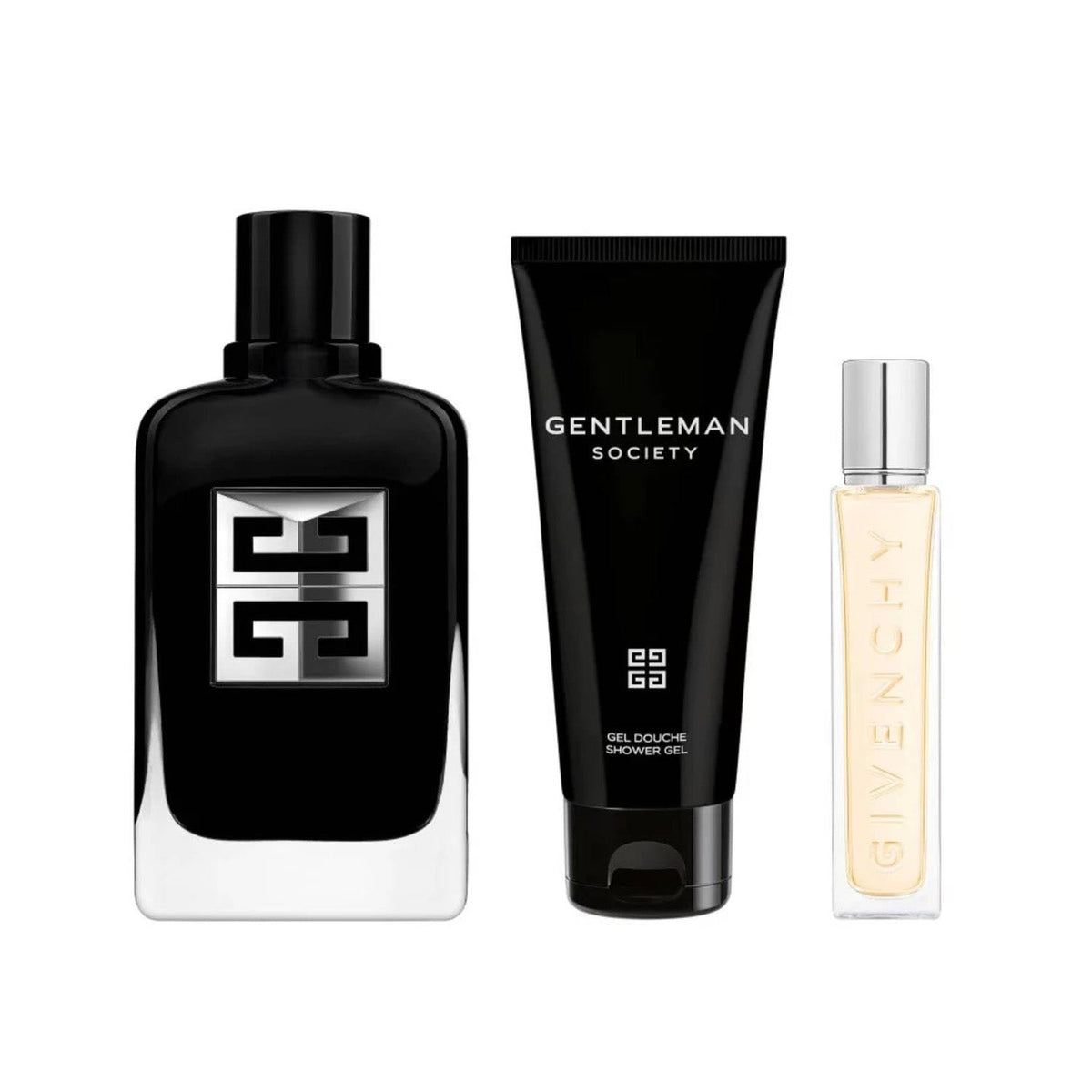 GIVENCHY GENTLEMAN SOCIETY 3S SET(100ML EDP+ 75ML S/G+12.5ML SPRAY)