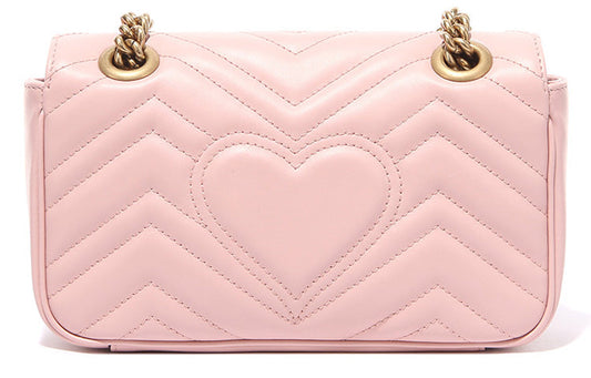 (WMNS) GUCCI GG Marmont Mini-Sized Single-Shoulder Bag Pink 446744-DTDIT-5909