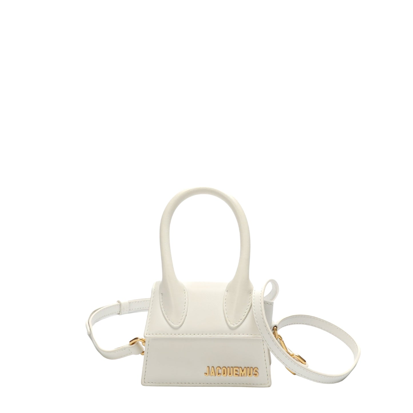 Jacquemus The Chiquito White Mini Crossbody Satchel Bag