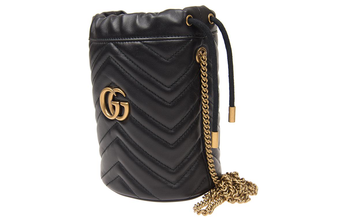 (WMNS) GUCCI GG Marmont Mini Crossbody Bag Black 575163-DTDRT-1000