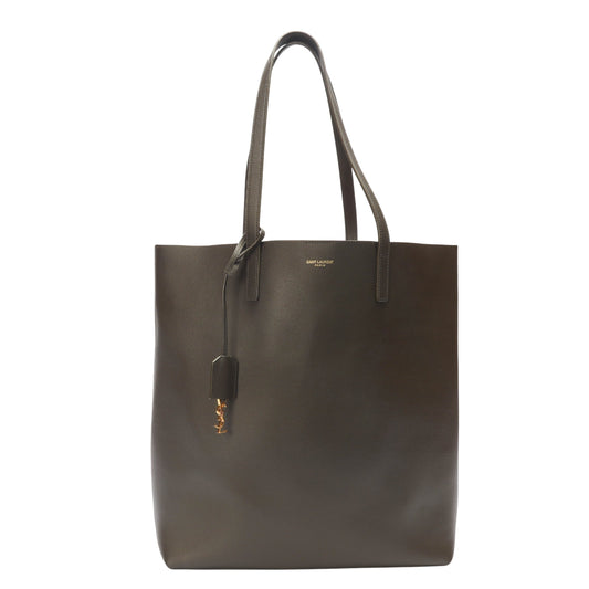 Yves Saint Laurent Olive Shopping Tote Bag